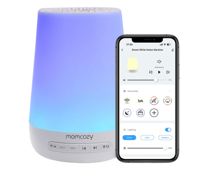 Lampka MOMCOZY Usypiacz dla niemowląt M21FWDB03 inteligentny z obsługą apli